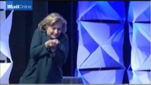 Hillary Gets Shoe Thrown at her During Las Vegas Speech