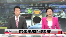 Korean stocks, currency gain despite drop in China exports (2)