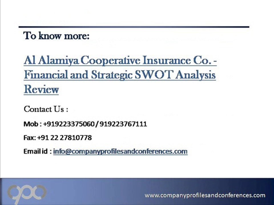 Al Alamiya Cooperative Insurance Co.