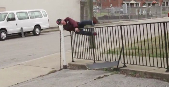 Insane crash of Davis Torgerson in Hall of Meat - Skateboarding