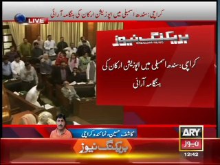 Exchange of Harsh Words In Sindh Assembly