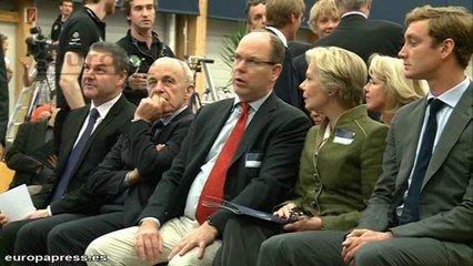 El Príncipe de Mónaco destaca la sostenibilidad del Solar Impulse