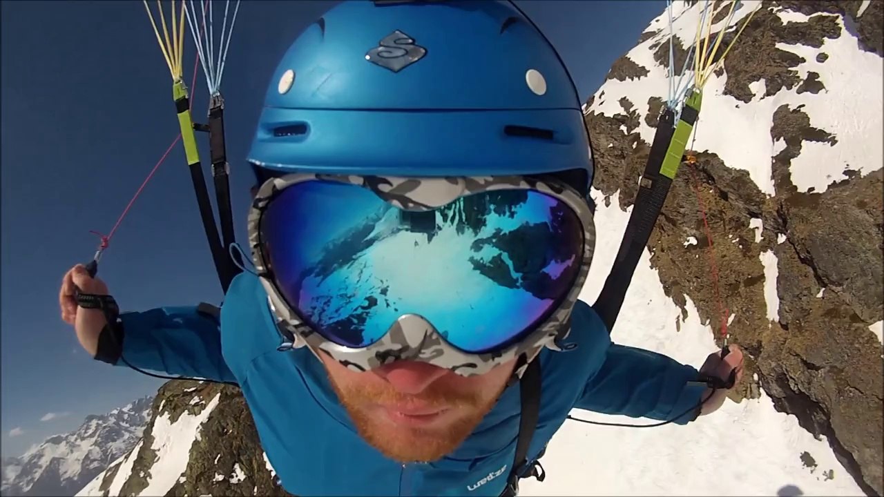 Insane Speedriding Alpe dHuez 2014
