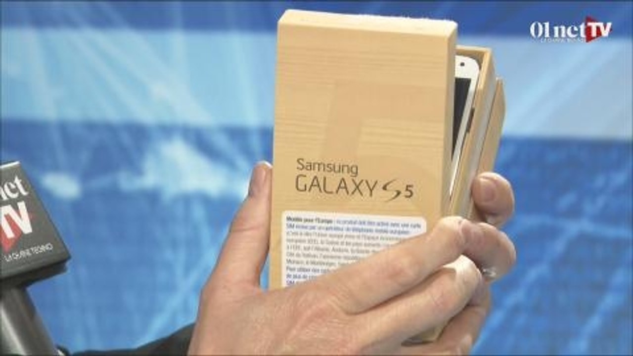 Déballage du Galaxy S5 en direct dans 01Live Hebdo