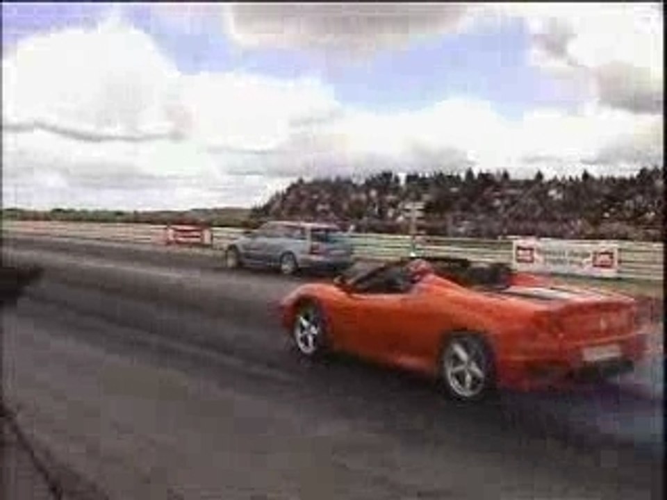 Ferrari F360 spider vs Audi RS4