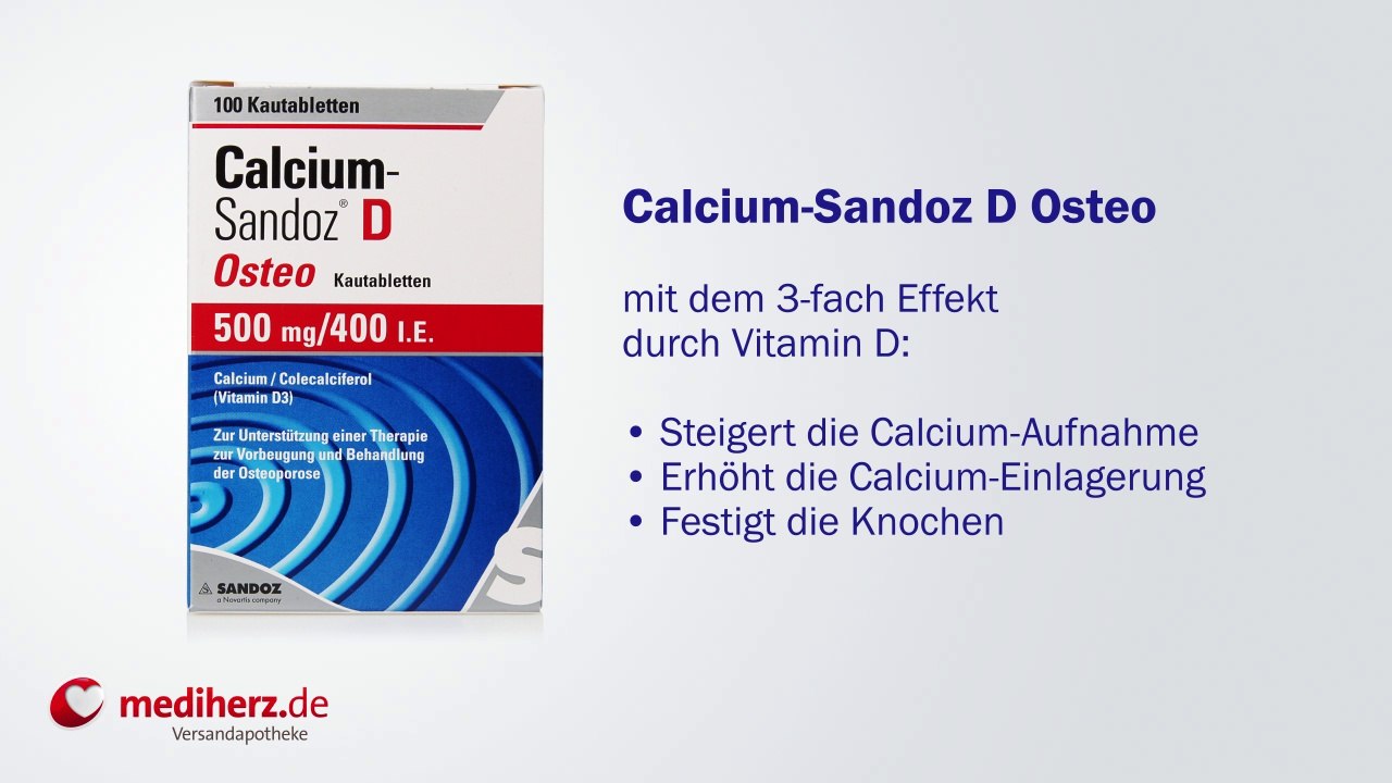 Calcium Sandoz D Osteo