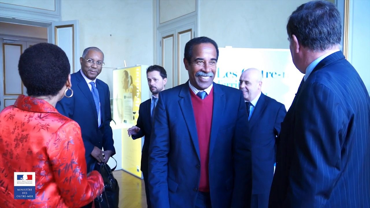 George PAU-LANGEVIN rencontre Jean-Pierre PHILIBERT, Président de la FEDOM
