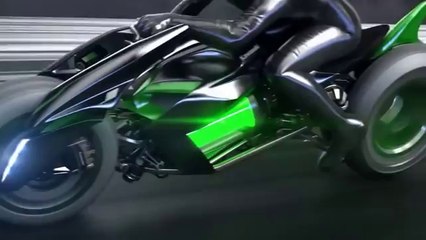 .Kawasaki "J" Concept - eletric motocycle - 2013 Tokio
