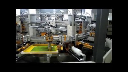 fully servo 7Color Glass Bottle screen printer