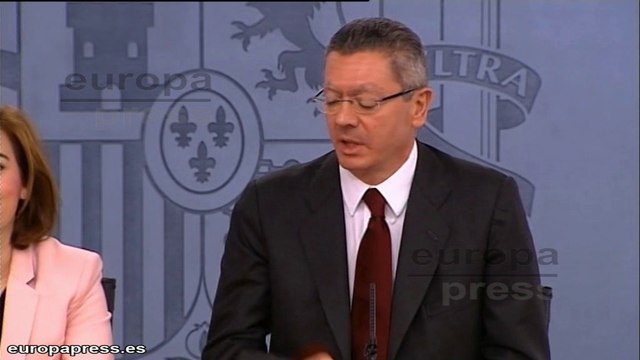 Gallardón culpa al CGPJ y Consejo Fiscal retraso ley aborto
