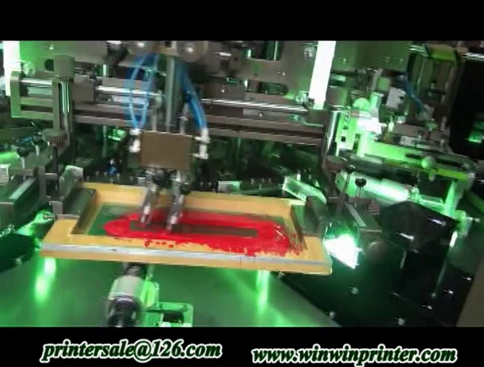 Auto 3 Color Jar Screen Printer
