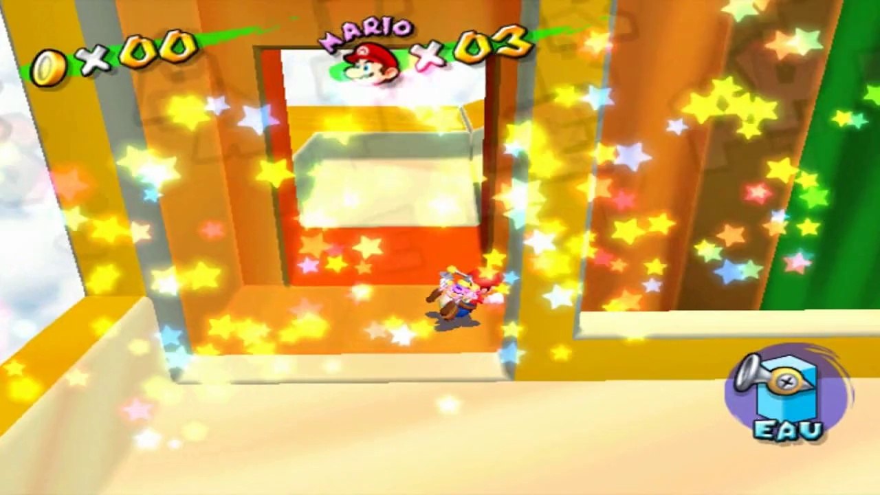 Super Mario Sunshine - Place Delfino - Soleil 15 : Niveau secret 4