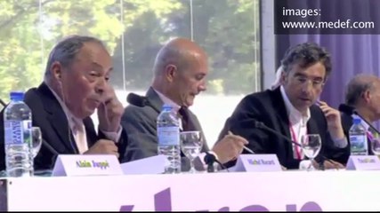 Rocard à l'université d'été du Medef