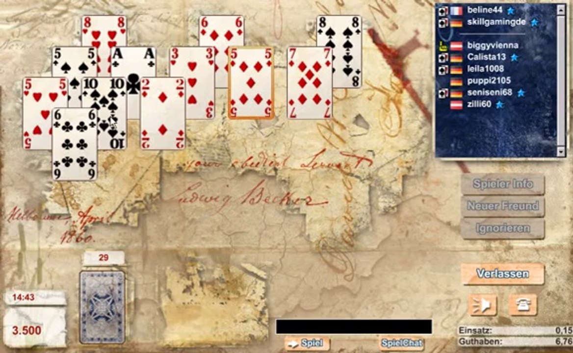 Ace Solitaire online spielen - Skill7
