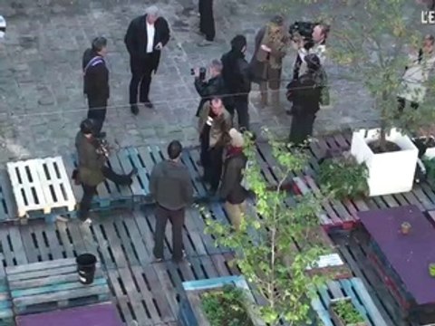 Visite du squatt de la Place des Vosges