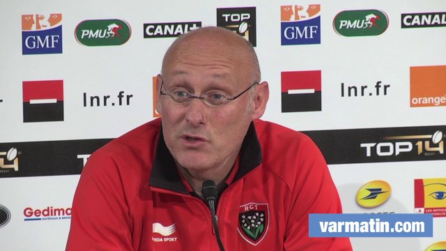 Bernard Laporte avant la finale RCT-Castres