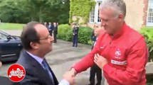 Didier Deschamps glisse une Quenelle a Francois Hollande