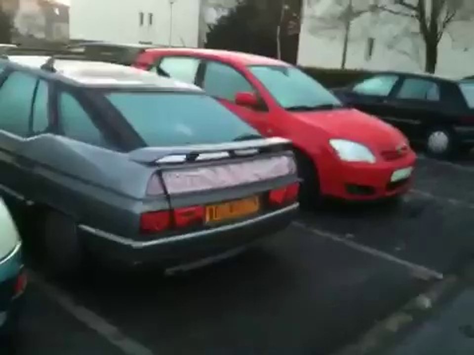 Incendie sur un parking à Rosny-sous-bois