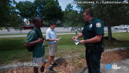 Cops catch kids and 'ticket' them...for good behavior