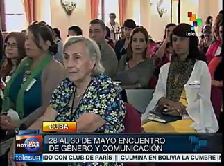 Cuba: realizan Encuentro iberoamericano de género y comunicación