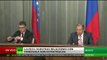 (Vídeo) Rueda de prensa conjunta de Serguéi Lavrov y Elías Jaua