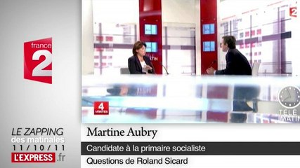 "Montebourg ne va pas fixer le cap d'Aubry" / Le Zapping des matinales