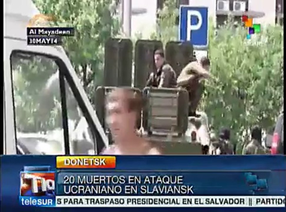 Más muertos en Slaviansk y Donetsk; resisten los federalistas