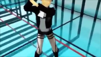 【進撃のMMD】人類最強のフライングゲットとGet up＆Move!!別ver
