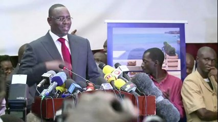Macky Sall, vainqueur du second tour de l'élection présidentielle, nouveau président du Sénégal