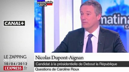 Dupont-Aignan: "Mais pourquoi uniquement Sarkozy et Hollande?"