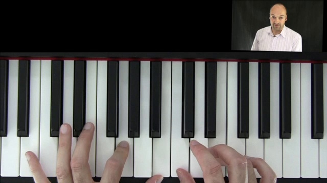 Klavier lernen - Akkordumkehrungen in der Praxis - Akkorde verstehen - Vierklänge Umkehrungen