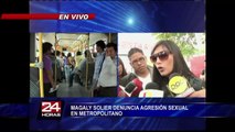 Magaly Solier denunció ser víctima de acoso sexual dentro del Metropolitano