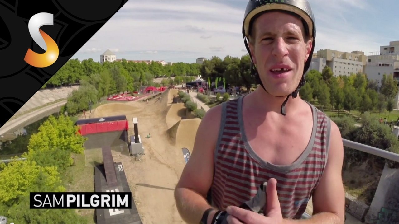 GoPro Course Preview - MTB Sam Pilgrim - FISE World Montpellier 2014
