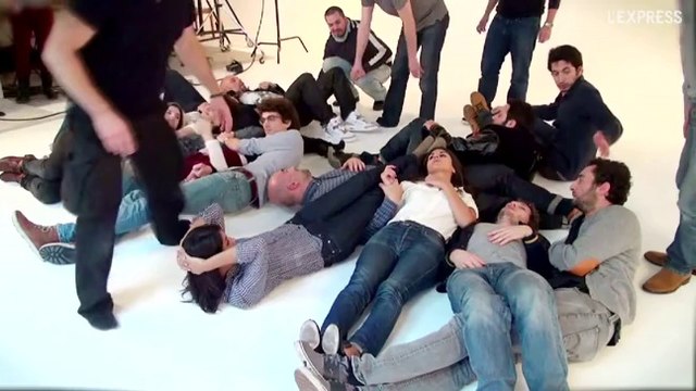 Making of séance photo bande de potes du cinéma français