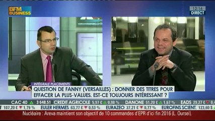 Donner des titres pour effacer la plus-value