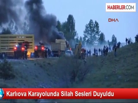 Karlıova Karayolunda Silah Sesleri Duyuldu