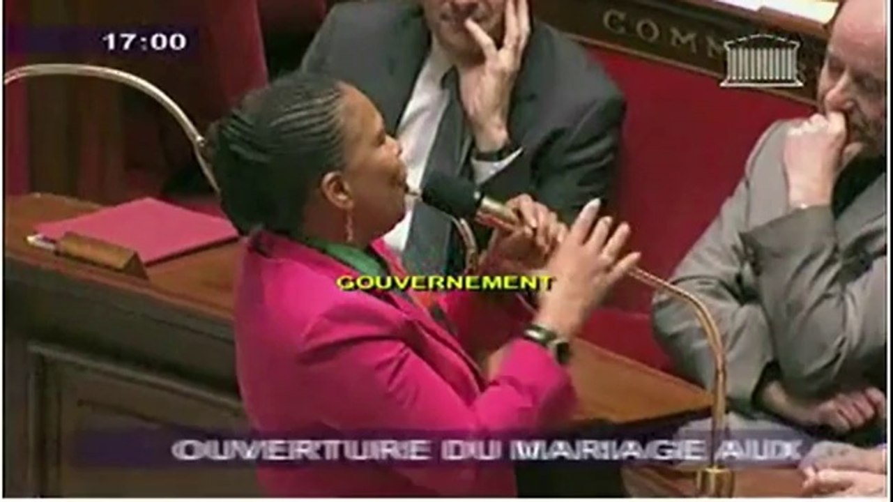 Discours de Christiane Taubira _ Mariage pour tous