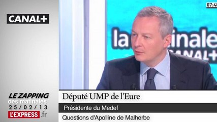 Réforme scolaire : "Peillon est un récidiviste de la gaffe" selon Bruno Le Maire