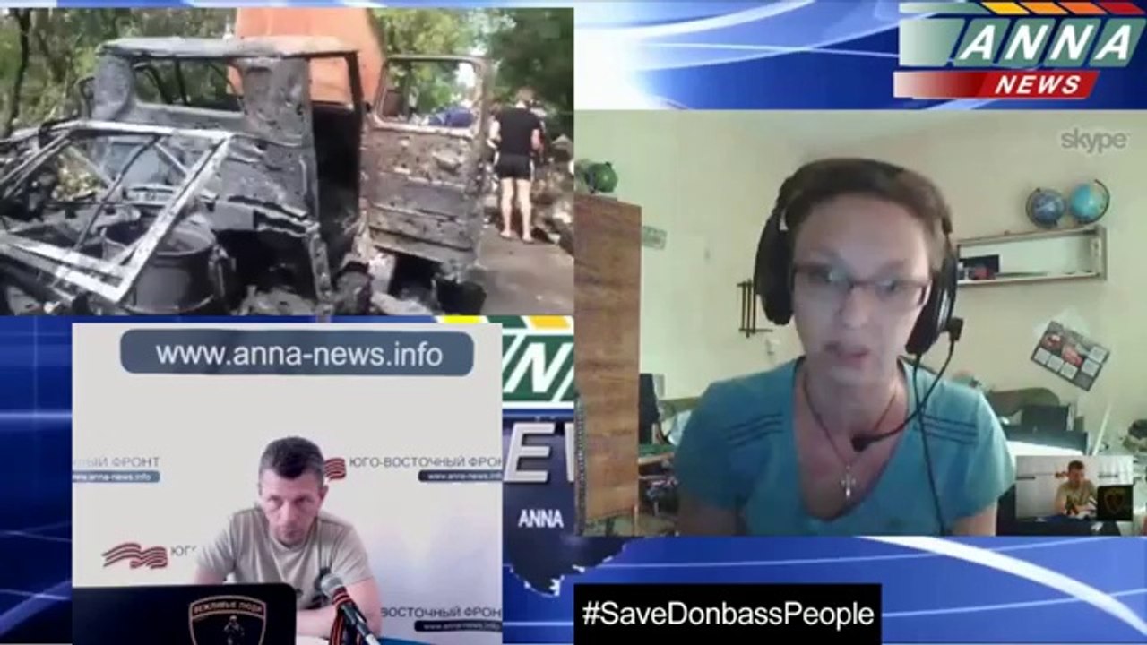 Славянск в огненном кольце! Наталья Брус - Natalia Brus