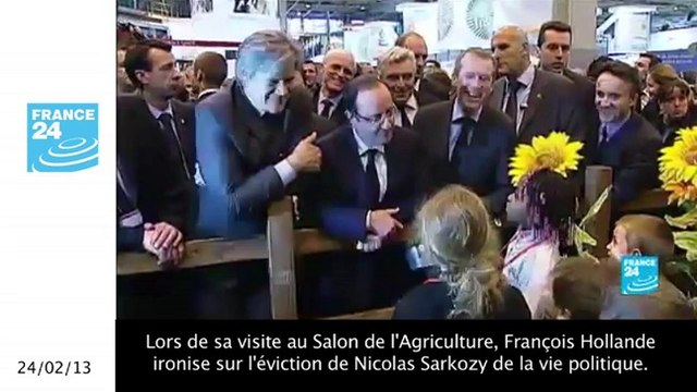 Retour en images sur les blagues de Hollande