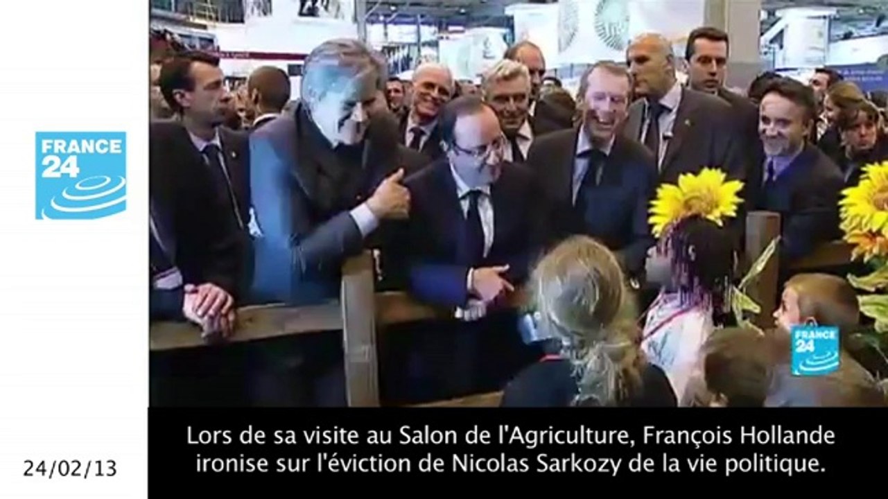 Retour en images sur les blagues de Hollande