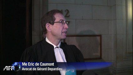 Suspension de permis et 4000 euros d'amende pour Gérard Depardieu