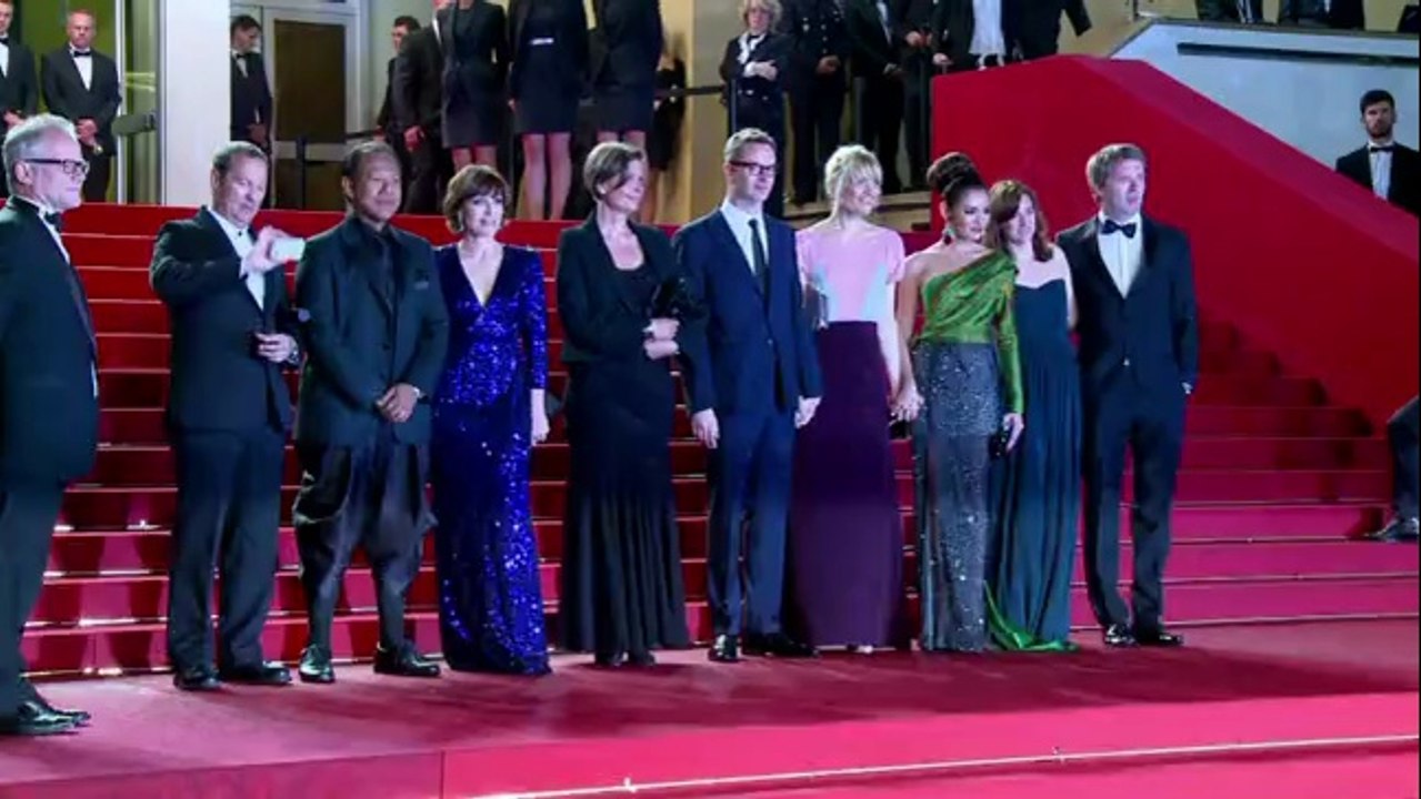 Cannes: la montée des marches de God only forgives