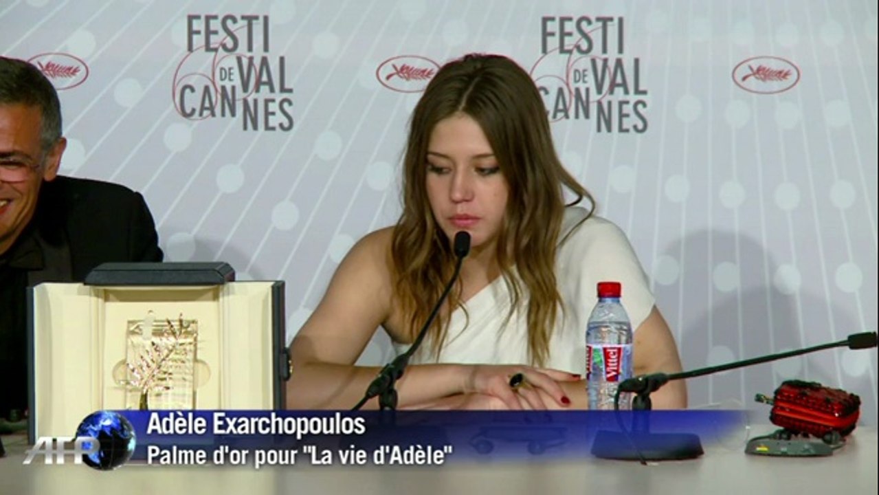 La vie d'Adèle reçoit la palme d'or du festival de Cannes
