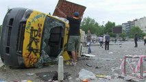 Istanbul: La place Taskim dévastée après une manifestation contre le gouvernement