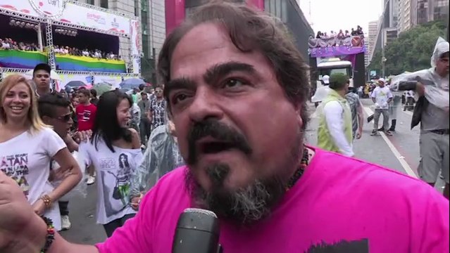 Gay Pride de Sao Paulo: plus d'un million de participants