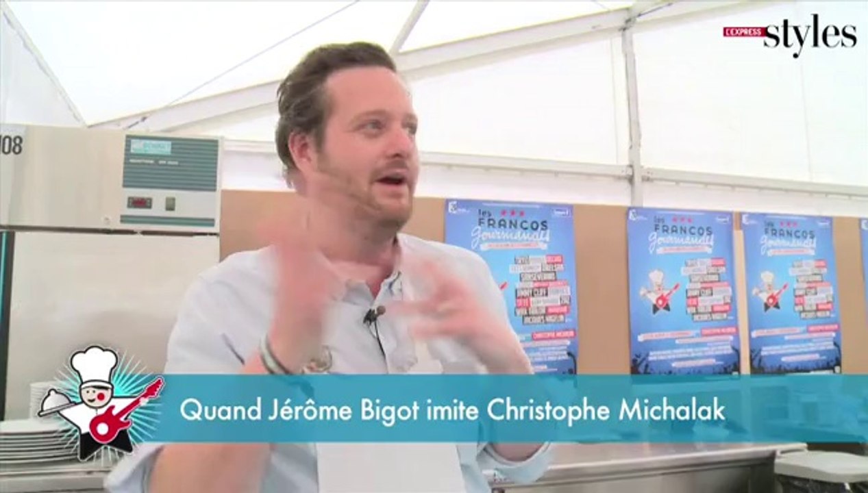 Quand Jérôme Bigot imite Christophe Michalak aux Francos Gourmandes