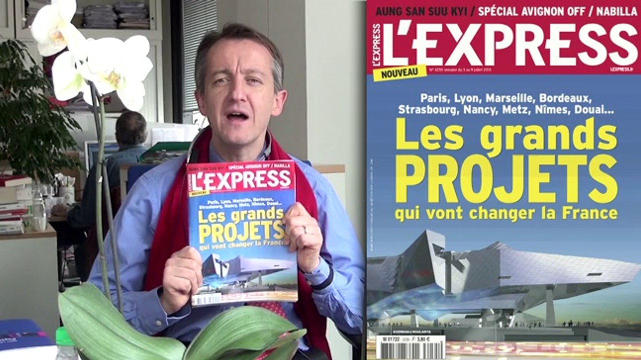 La une de l'Express: Les grands projets qui vont changer la France
