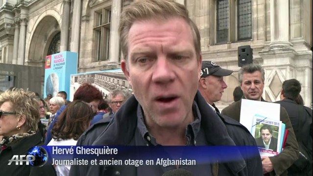 Manifestation pour les otages du Niger