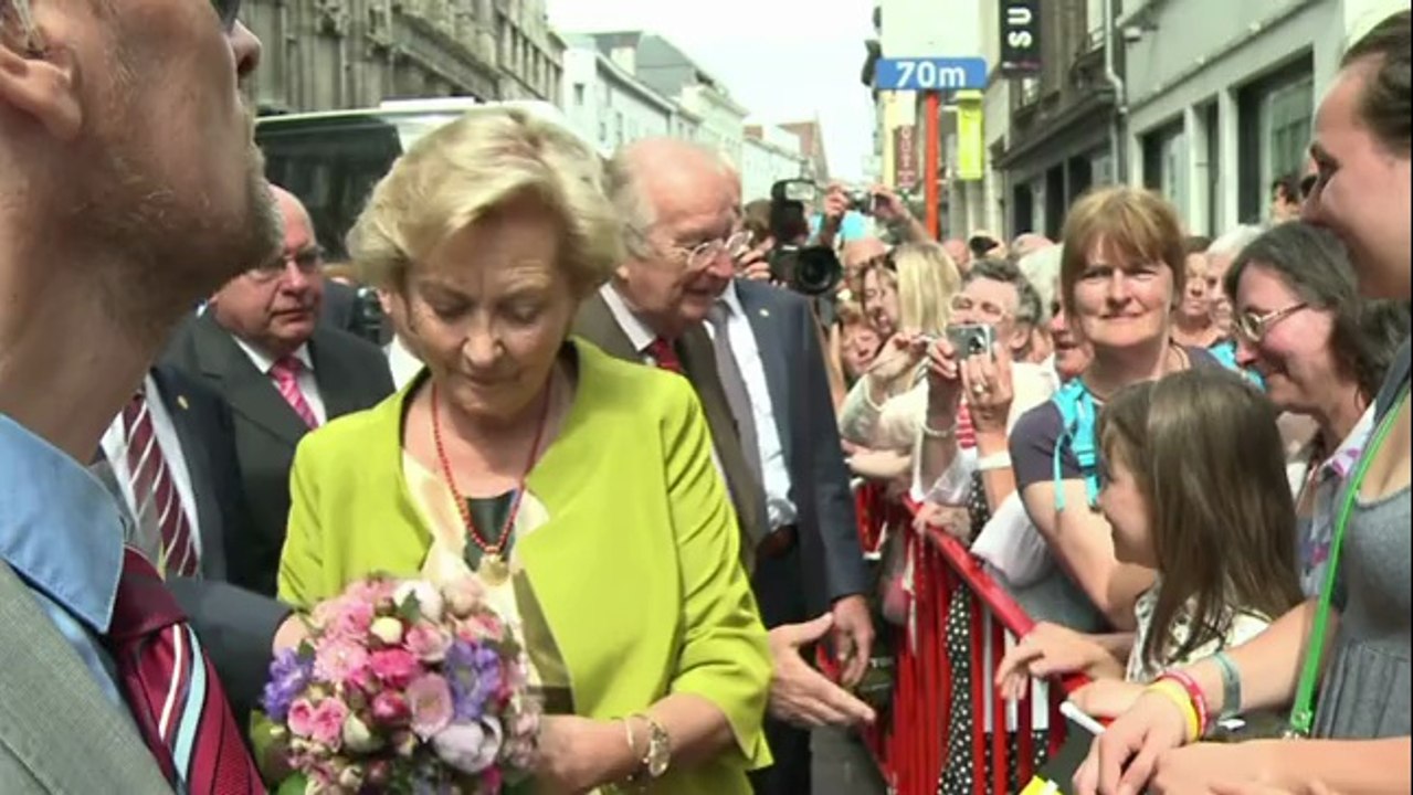 Dernière visite du roi albert II avant son abdication